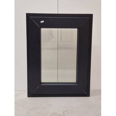 Anthracite Wrapped Plastic Window Plain Casement Glazed 650x...